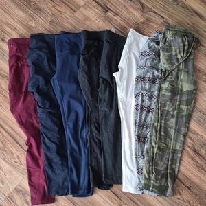 💙 8 Pc Bundle Of Various Leggings